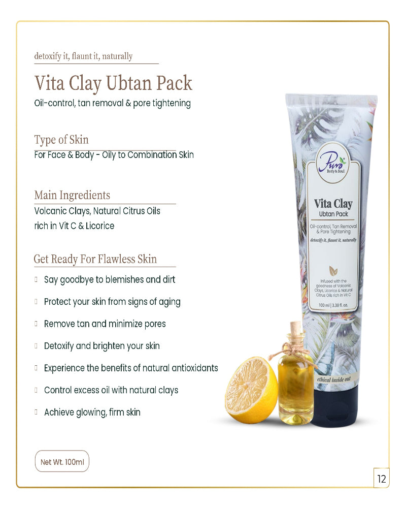Vita Clay Ubtan Pack