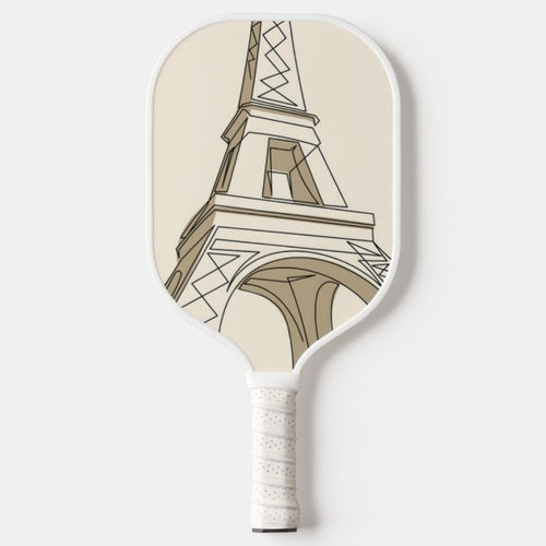 Eiffel Tower Parisian Elegance Pickleball Paddle