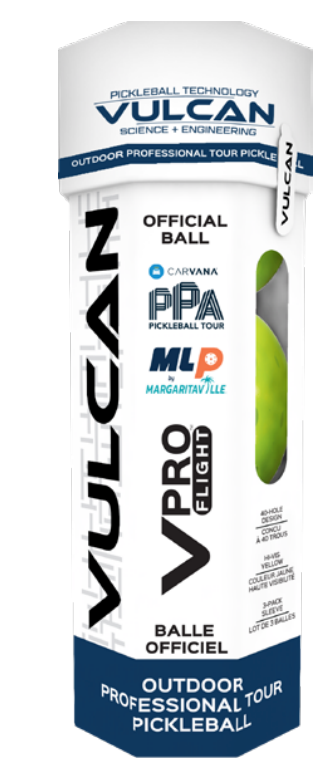 Vulcan Pro 3-Pack Pickle Ball