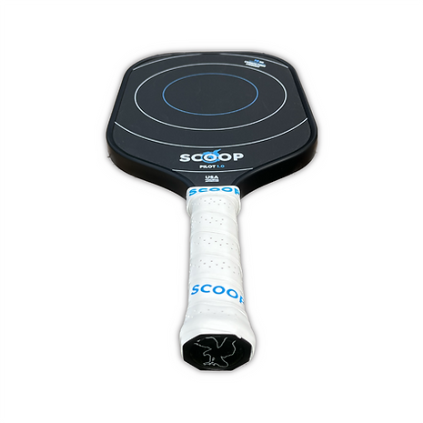 Scoop Pilot 1.0 Elongated Pickleball Paddle - Black