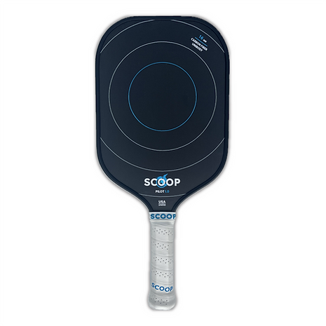 Scoop Pilot 1.0 Elongated Pickleball Paddle - Black