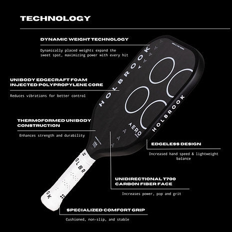 Holbrook Pro - Aero S Pickleball Paddle