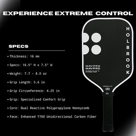 Holbrook Mav Pro 2.0 Pickleball Paddle