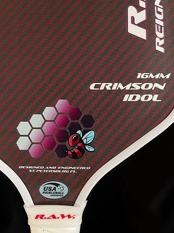 R.A.W. Crimson Idol Pickleball Paddle