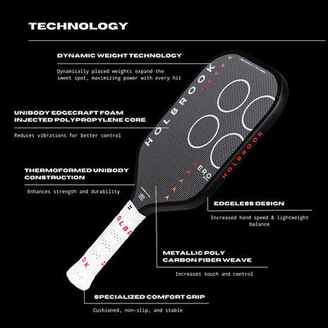 Holbrook Aero Metallic T Pickleball Paddle