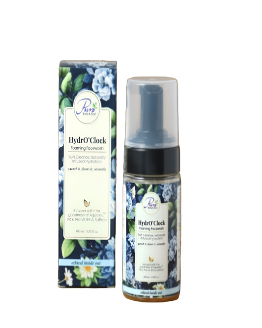 HydrO'Clock Foaming Face Wash