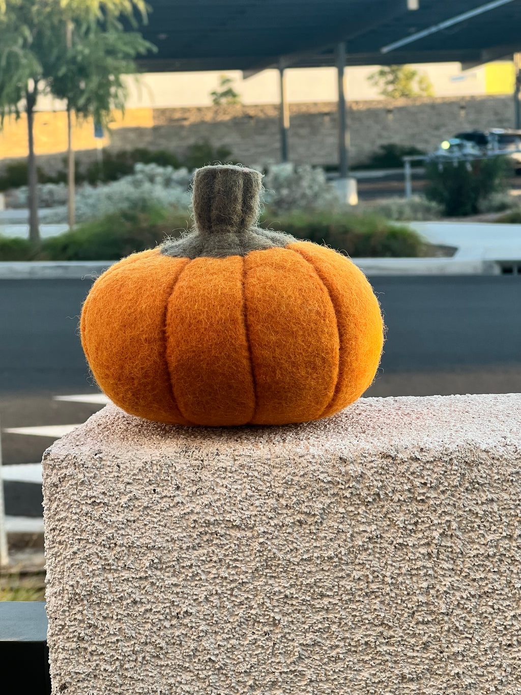 Halloween Felt Pumpkins