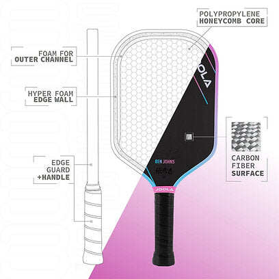 JOOLA Pink Perseus 3S Pickleball Paddle