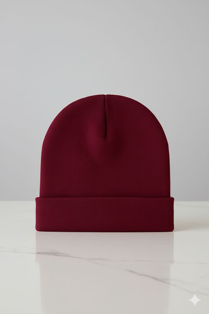 RED UNISEX CASHMERE BEANIE