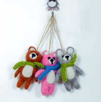 Bear Felt Keychain