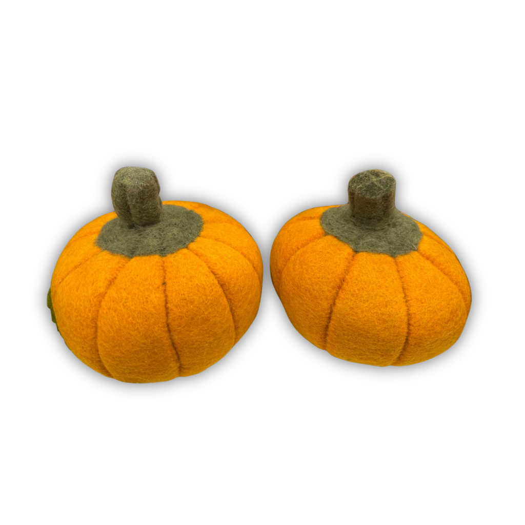 Halloween Felt Pumpkins